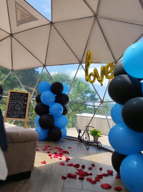 Glamping cumpleaños jacuzzi