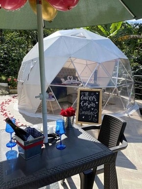 Glamping con hidromasaje